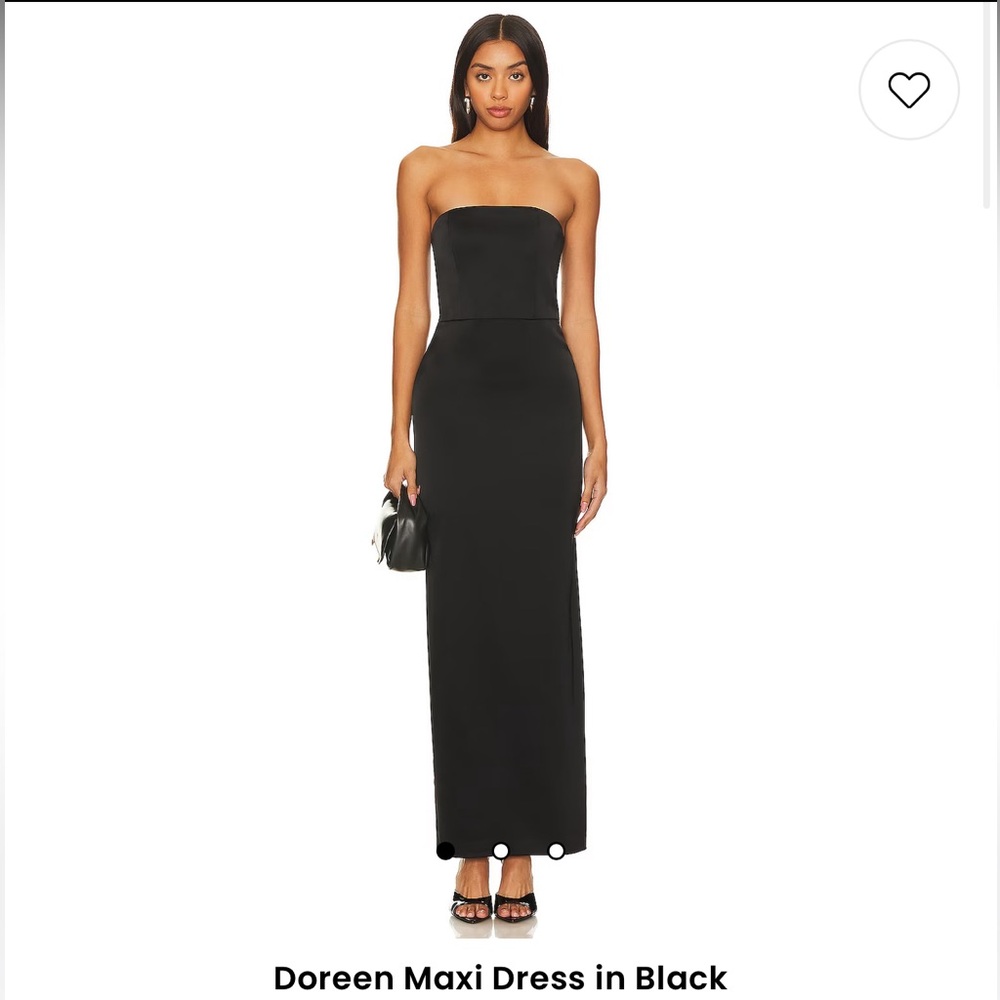 Alice + Olivia Doreen dress in black